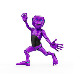 cyber monkey is happy