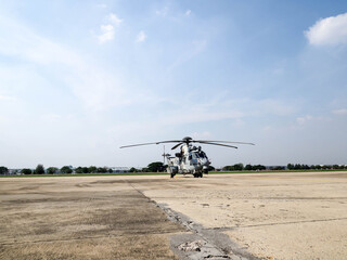 Fototapeta na wymiar Helicopter for air force.