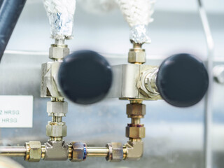 Manual valve for apply industrial zone which popular to install with tank, pipe, pump, and pond in Combined-Cycle Co-Generation Power Plant.