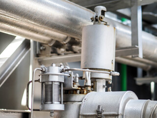 Safety valve in power plant which popular to apply in industry zone.