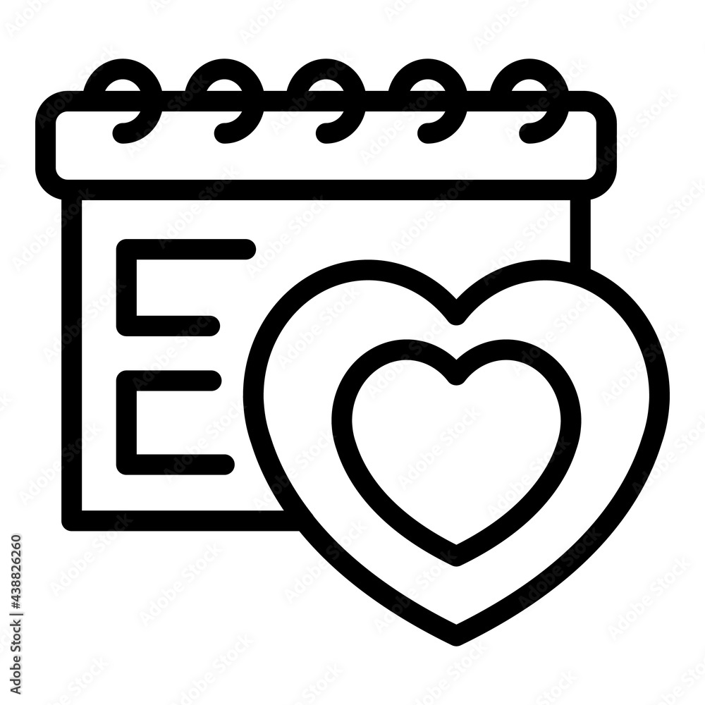 Poster event planner timeline icon. outline event planner timeline vector icon for web design isolated on w