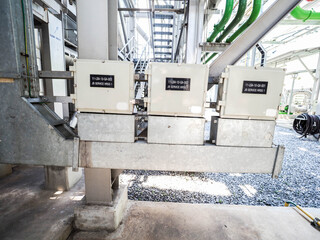 Local control panel stainless type in power plant for connection between filed instrument and control systems.