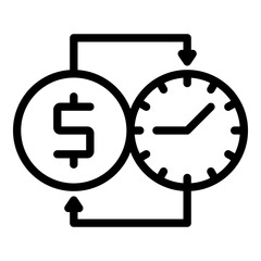 Taximeter payment icon. Outline Taximeter payment vector icon for web design isolated on white background