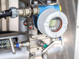 Pressure transmitter was installed in power plant.