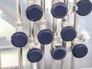 Instrument tube of pressure transmitter in power plant.