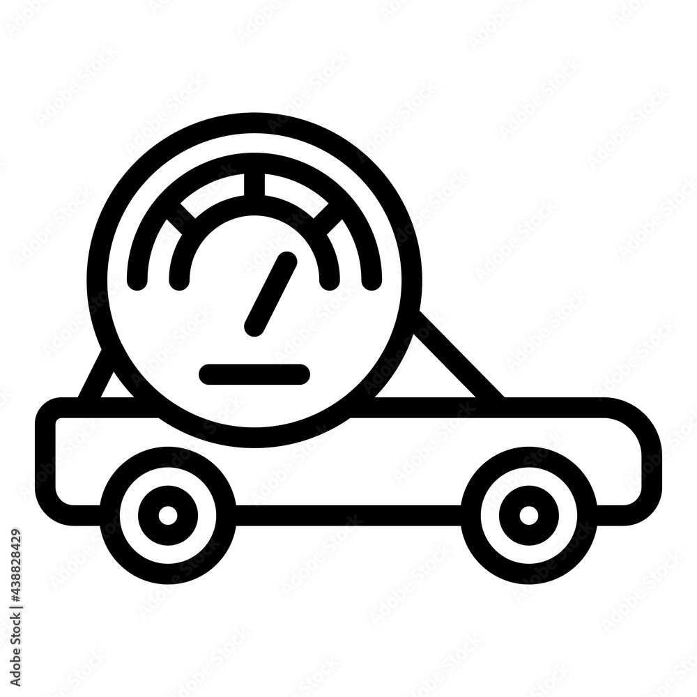 Poster taximeter app icon. outline taximeter app vector icon for web design isolated on white background