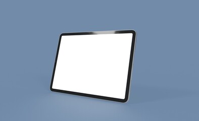 pc  tablet computer  ipad with blank 3d