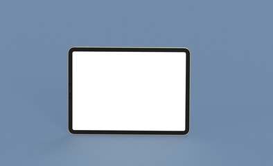  tablet pc, isolated on 3d background