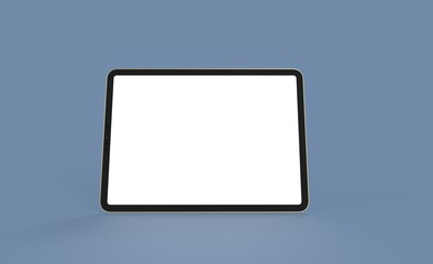  tablet pc, isolated on 3d background