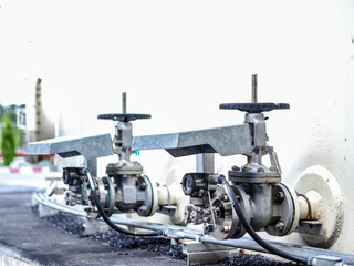 Pressure transmitter was installed in power plant.