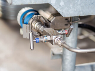 Pressure transmitter was installed in power plant.