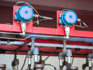 Pressure transmitter was installed in power plant.