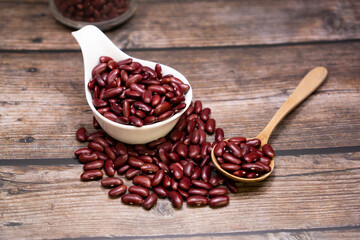 Red bean seeds Organic Background
