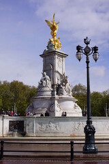 London, UK: Victoria Memorial in the Mall, in front of Buckingham Palace