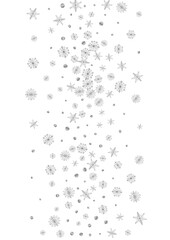 Silver Dot Background White Vector. Snow Ice Texture. Luminous Snowflake Isolated. Grey Drop Illustration.