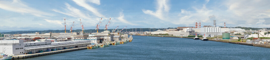 Fototapeta premium 八戸市第二魚市場周辺