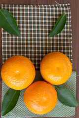 Oranges are fruits that are high in vitamin C. Background for banner Poster.