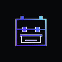 Backpack Variant Design Like A Portfolio blue gradient vector icon