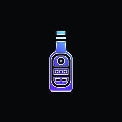 Beer blue gradient vector icon
