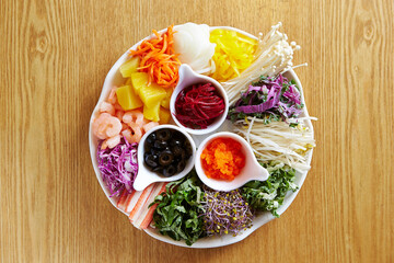 Vietnamese Spring Rolls,various vegetables 