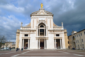 Italy, Assisi, basilica of saint Mary of angels