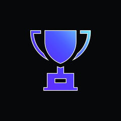 Award blue gradient vector icon