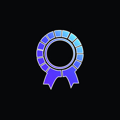 Award Badge blue gradient vector icon