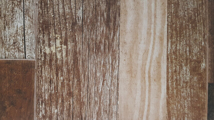 Obraz premium Brown wooden background in black and white tone or monochrome picture. Wood panel wall or wallpaper.