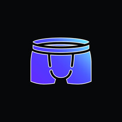 Boxers blue gradient vector icon