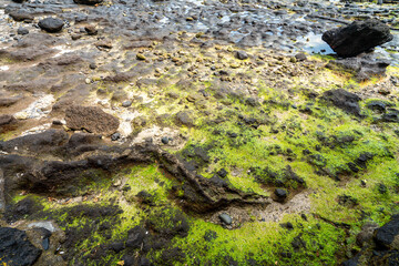 Volcanic rocks at Weizhou Island, Beihai, Guangxi Province, China