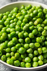 Raw Green Organic Sweet Peas