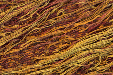 The beautiful natural background of their millet fibers.