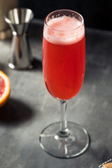 Refreshing Boozy Blood Orange Mimosa Cocktail
