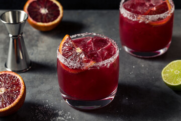 Refreshing Boozy Blood Orange Margarita