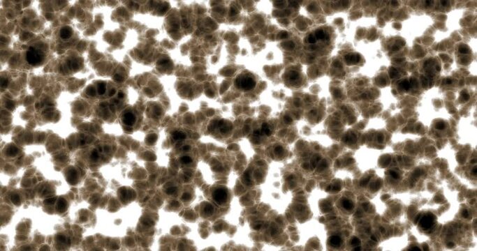 An animated background of medical deep tissue cells under the microscope for medical purposes sepia on white