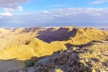 View of HaMakhtesh HaKatan (small crater)
