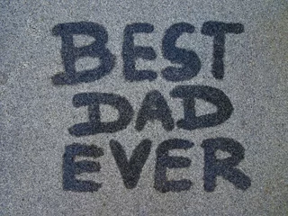 Tapeten father's day  text on the ground © nipa