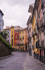 Fototapeta na wymiar Colored houses in Cuenca