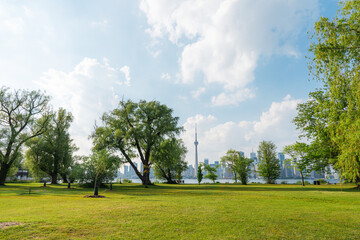 Toronto Island on a sunny day