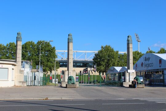 Le Matmut Stadium de Lyon, stade de l'equipe lyonnaise de Rugby, le LOU, et ancien stade de Gerland de l'equipe de football Olympique Lyonnais, ville de Lyon, departement du Rhone, France