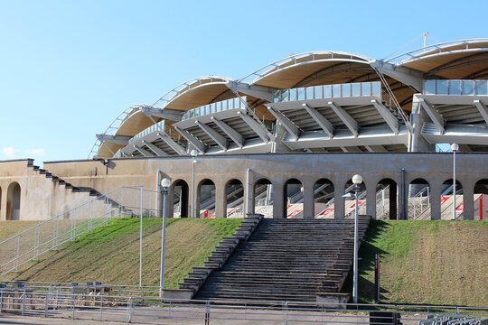 Le Matmut Stadium de Lyon, stade de l'equipe lyonnaise de Rugby, le LOU, et ancien stade de Gerland de l'equipe de football Olympique Lyonnais, ville de Lyon, departement du Rhone, France