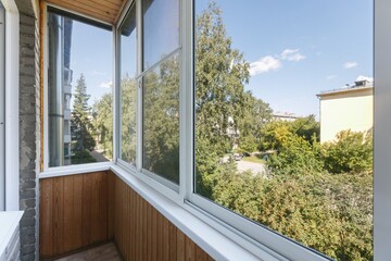view from the balcony of the apartment building