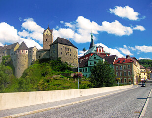 Fototapeta na wymiar fortress in the Czech town of Loket