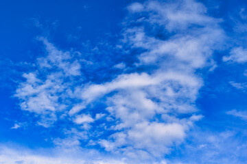 blue sky with clouds