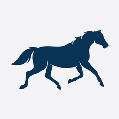 Fototapeta na wymiar Horse Logo Template Vector illustration design