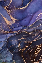 Velvet curtains Pantone 2022 very peri Alcohol ink art.Mixing liquid paints. Modern, abstract colorful background, wallpaper. Marble texture.Translucent colors