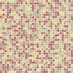 Abstract Geometric Pattern generative computational art illustration