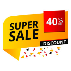 Special offer discount label. sale percentage. Offer icon, Percentage off vector.