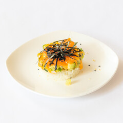 egg on a plate