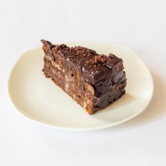chocolate cake on a plate